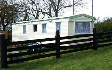 holiday caravan in Pembrokeshire